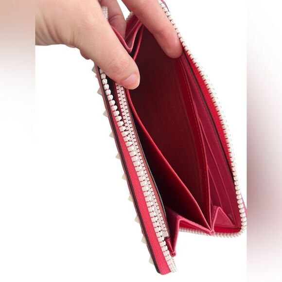 VALENTINO GARAVANI Rockstud Spike Leather Wallet - Picture 9 of 14